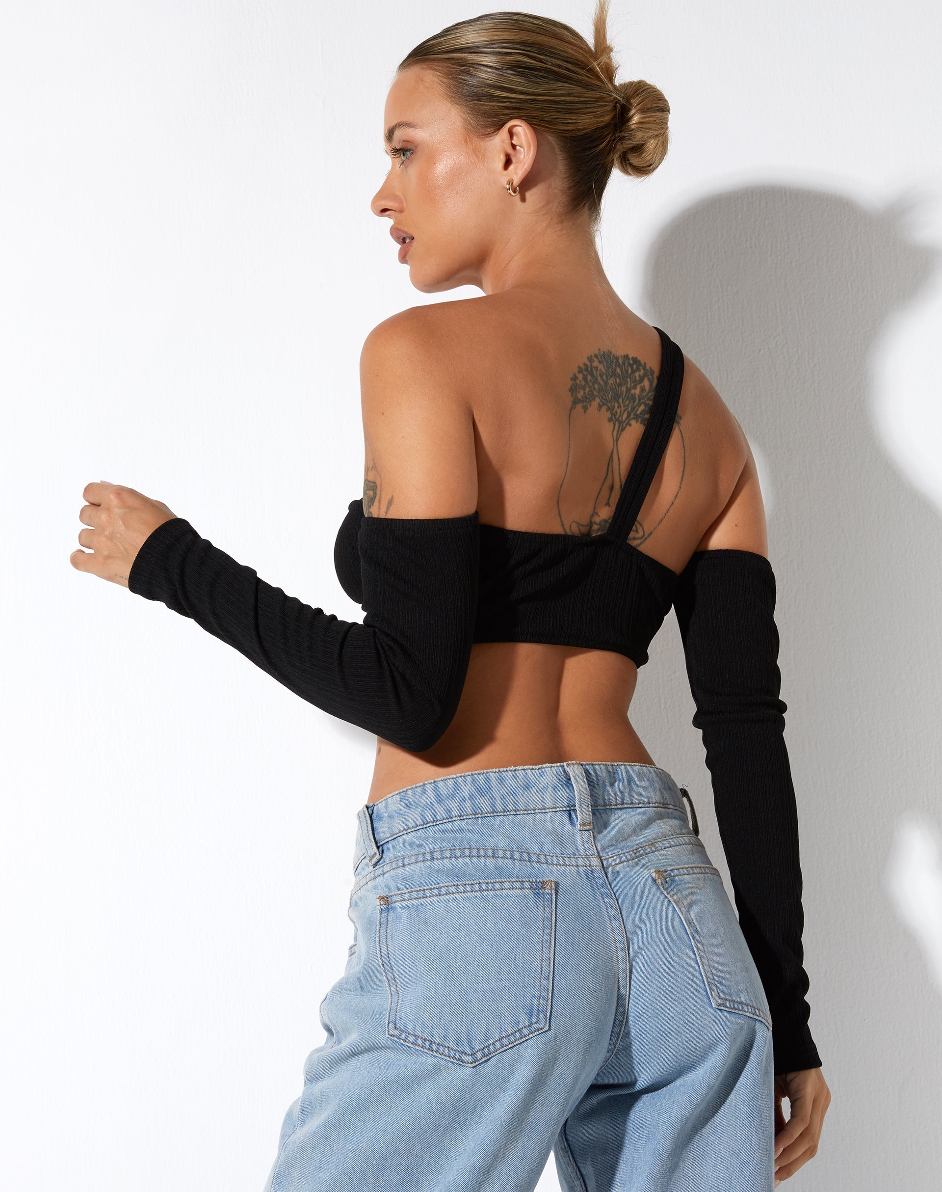 immagine di Vijas Bralette Top in nero