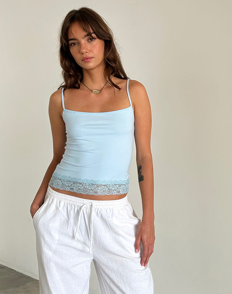 Immagine di Vikha Gilet Top in Soft Slinky Blue