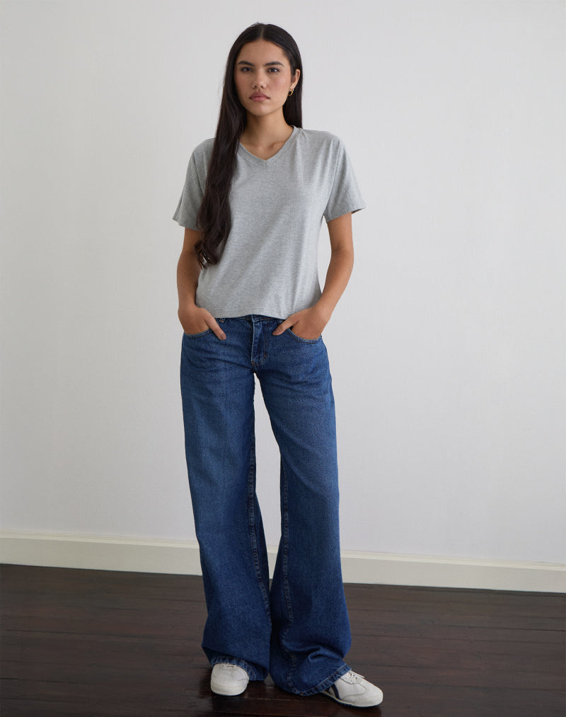 Immagine di Viman Top in Jersey Grigio Marl