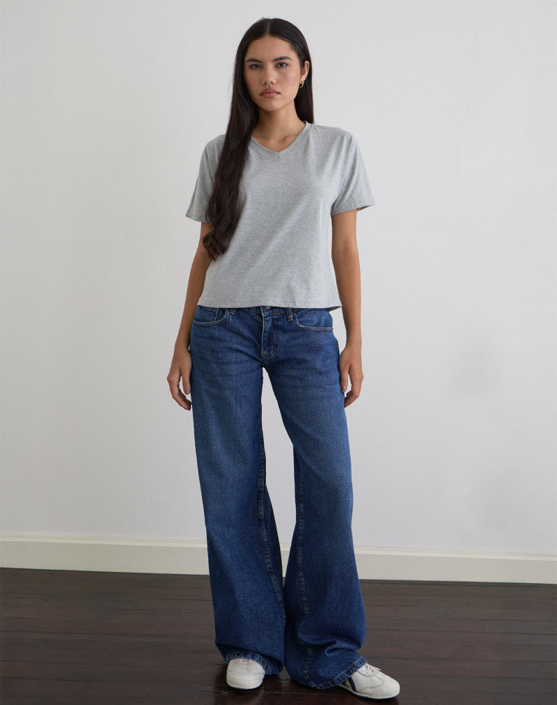 Immagine di Viman Top in Jersey Grigio Marl