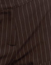 Gessato marrone scuro da sartoria