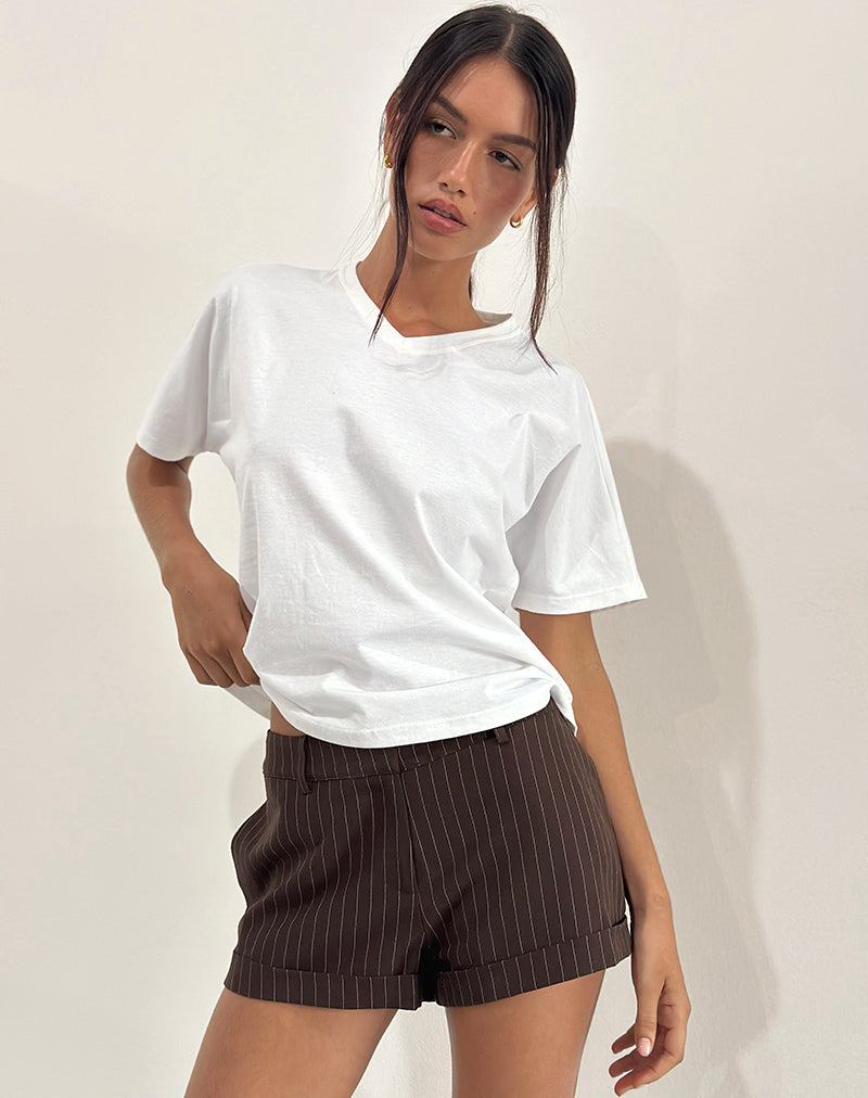 Top Viman in Jersey Avorio