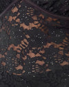 Pizzo nero con paillettes