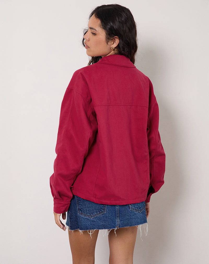 Immagine di Vita Bomber Jacket in Adrenaline Red