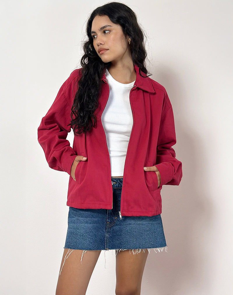 Immagine di Vita Bomber Jacket in Adrenaline Red