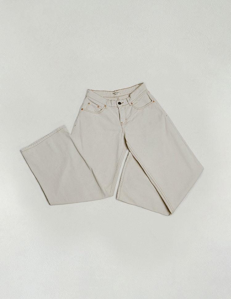 DENIM LAVATO IN BIANCO