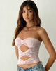 immagine di Widayu Bow Twist Top in Light Lilac