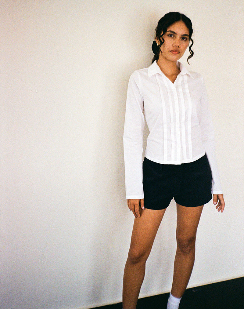 Immagine di Winda Camicia a maniche lunghe in Popeline Bianco