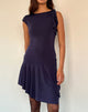Immagine di Winslow - Mini abito asimmetrico con balze - Navy