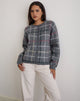 Immagine di Wisola Cardigan in maglia Country Check Grigio