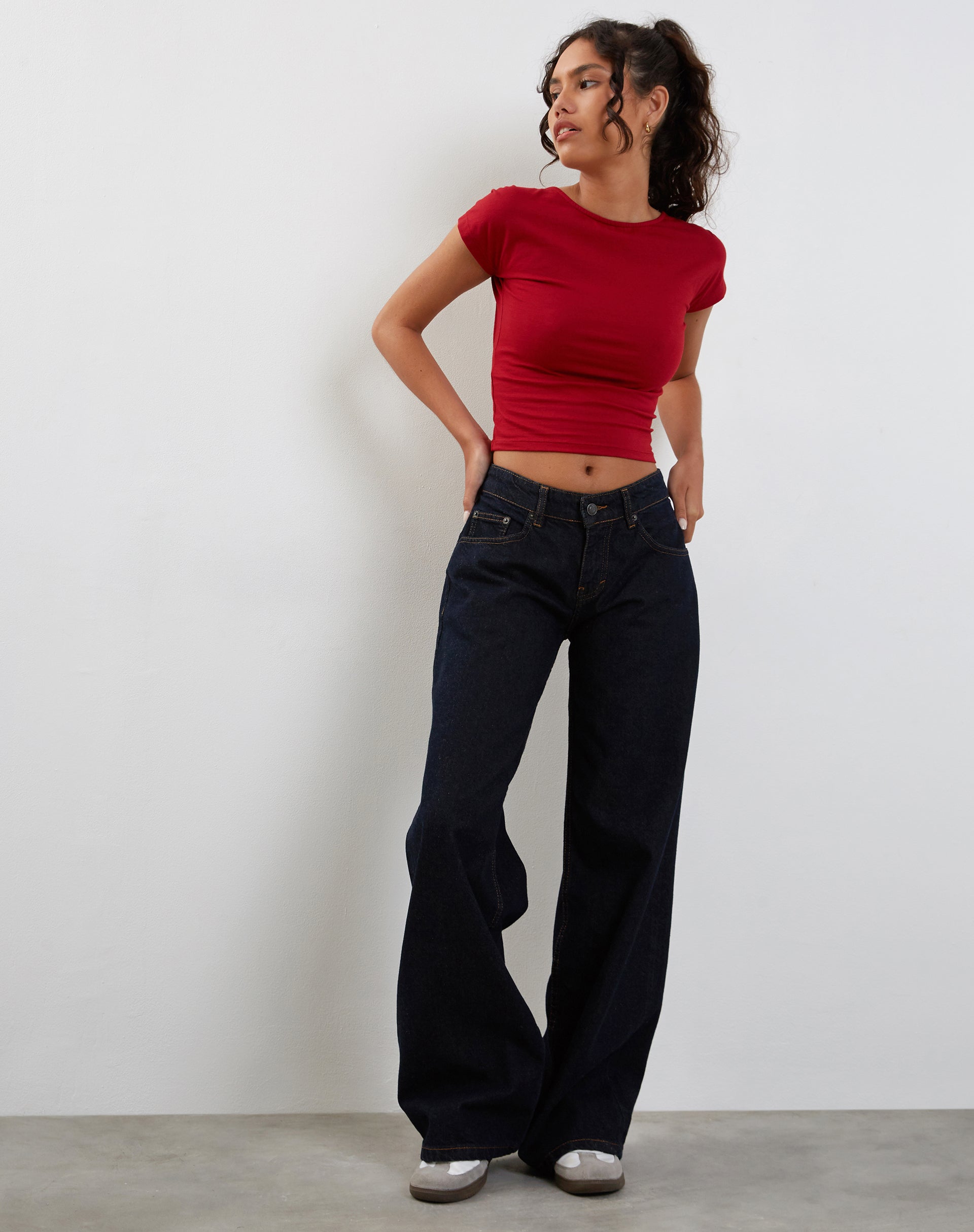 Immagine di Xiwang Crop Top in Rosso Adrenalina