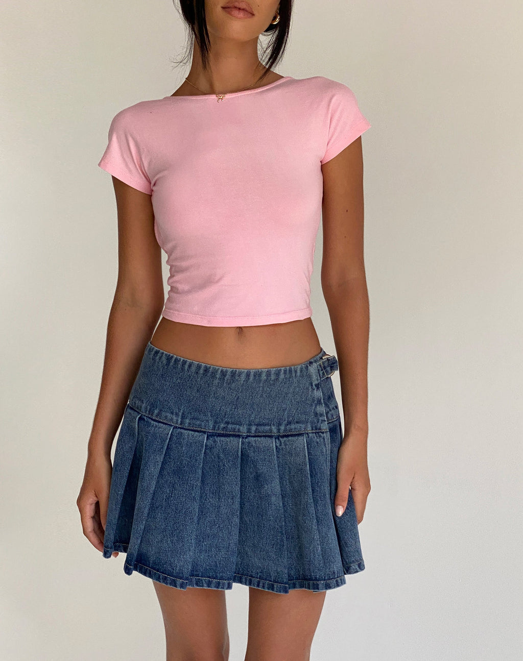 Xiwang Crop Top in rosa balletto