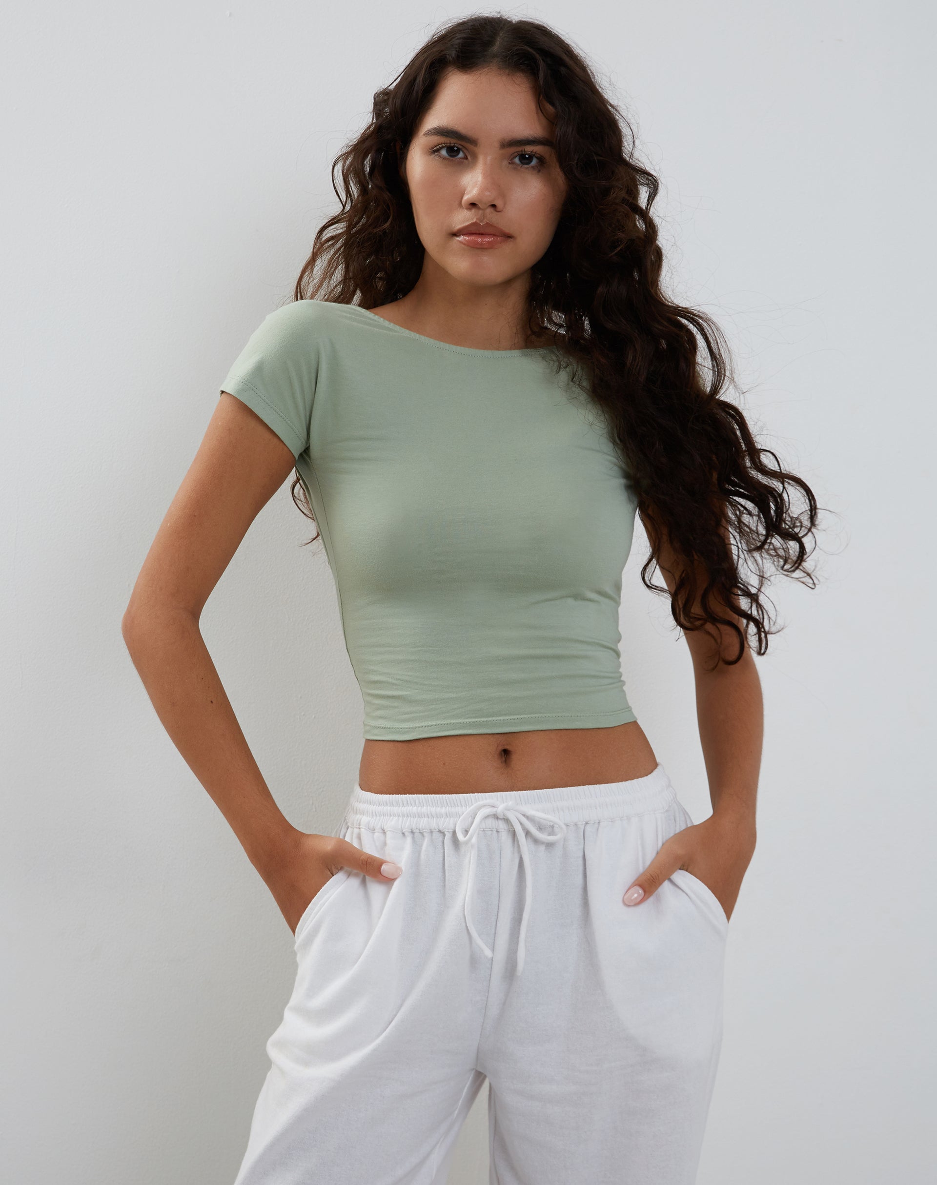 Immagine di Xiwang Crop Top in Desert Sage