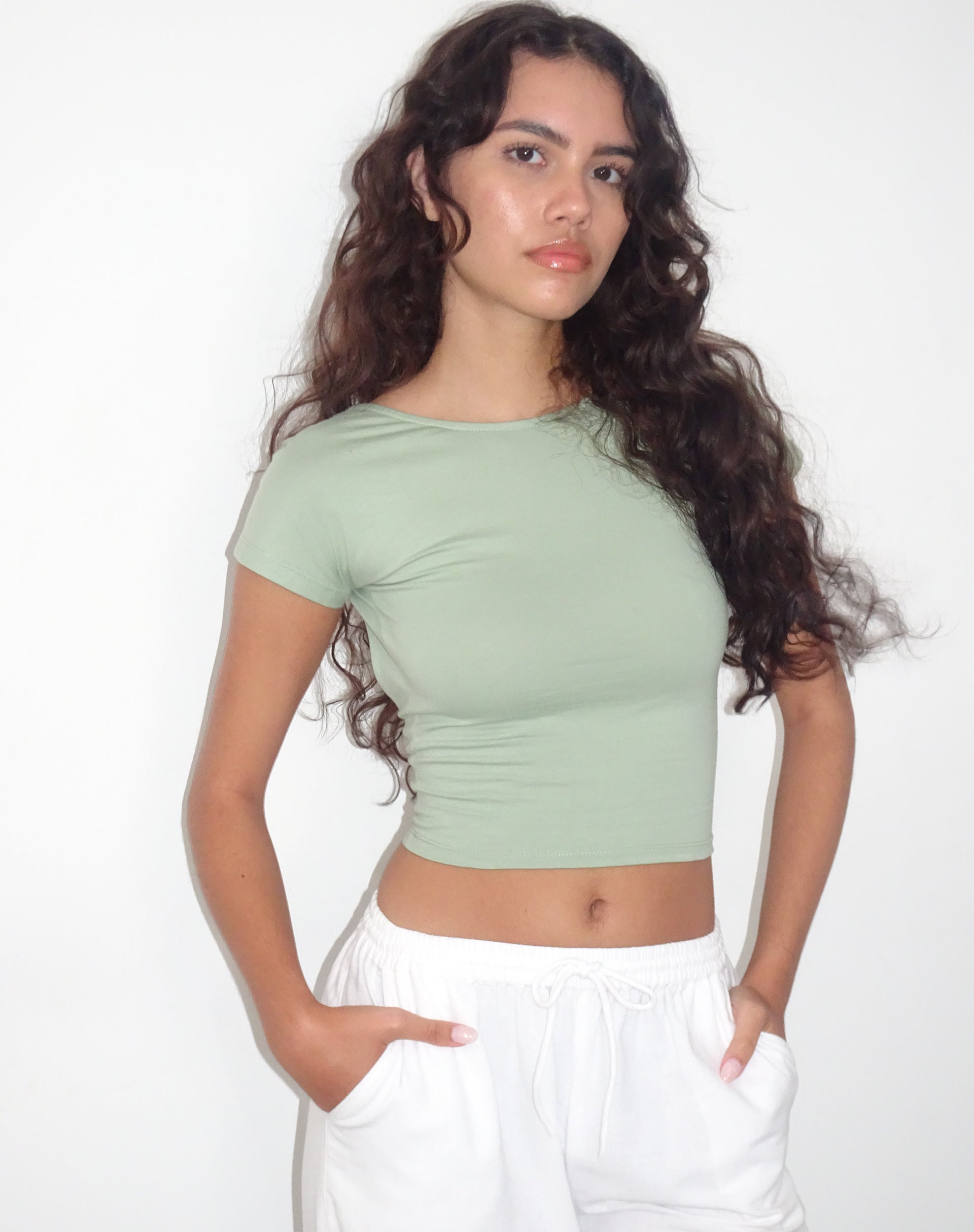 Immagine di Xiwang Crop Top in Desert Sage