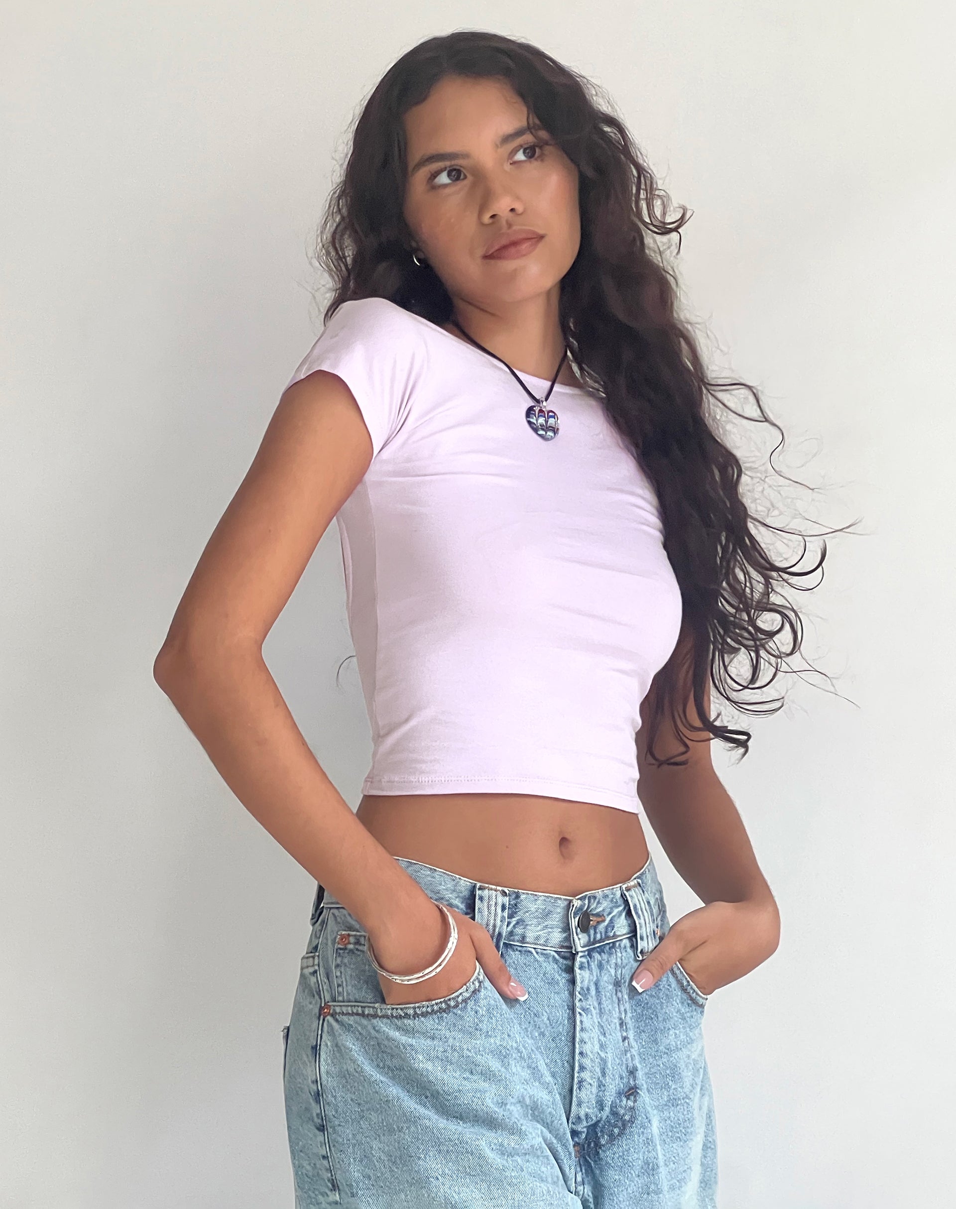 Immagine di Xiwang Crop Top in Soft Lilac