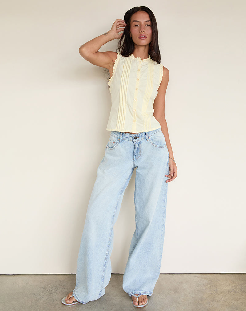 Immagine di Yara Blusa in Popeline Lemon