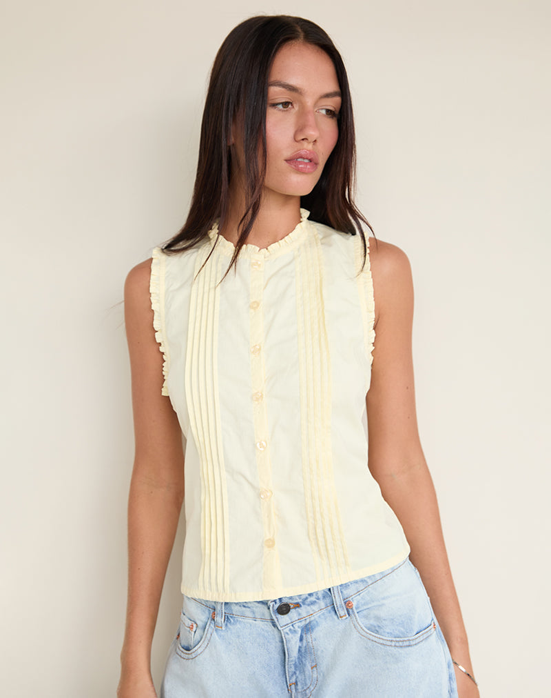 Immagine di Yara Blusa in Popeline Lemon