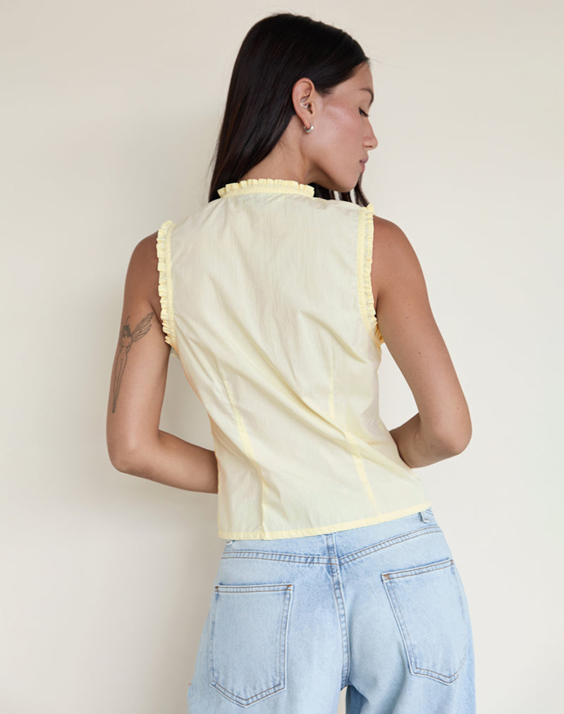 Immagine di Yara Blusa in Popeline Lemon