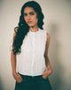 Immagine della blusa Yara in popeline bianco