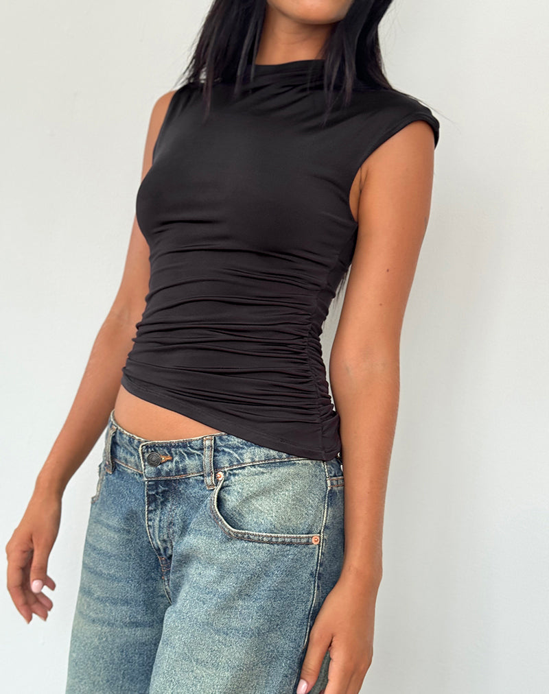 Immagine di Yeseo Tank Slinky Top in nero