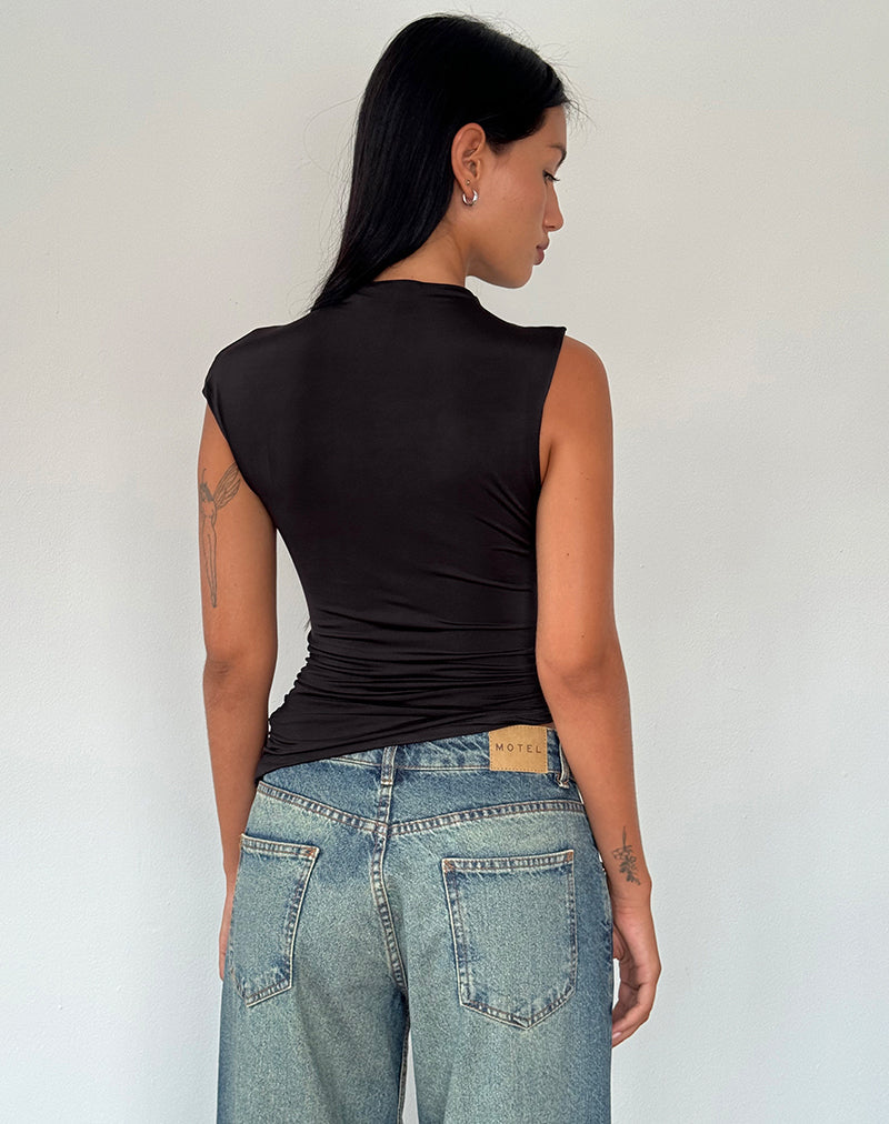 Immagine di Yeseo Tank Slinky Top in nero