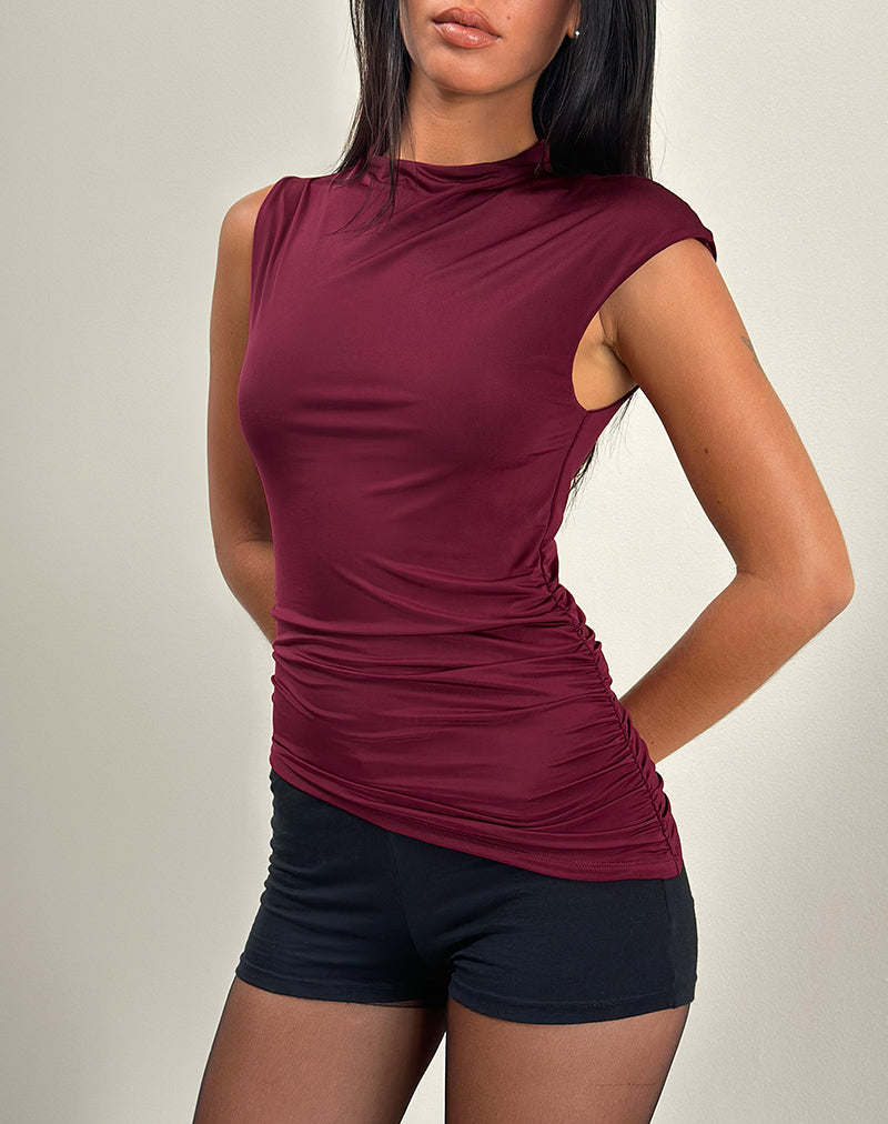 Immagine di Yeseo Tank Top in Slinky Wine