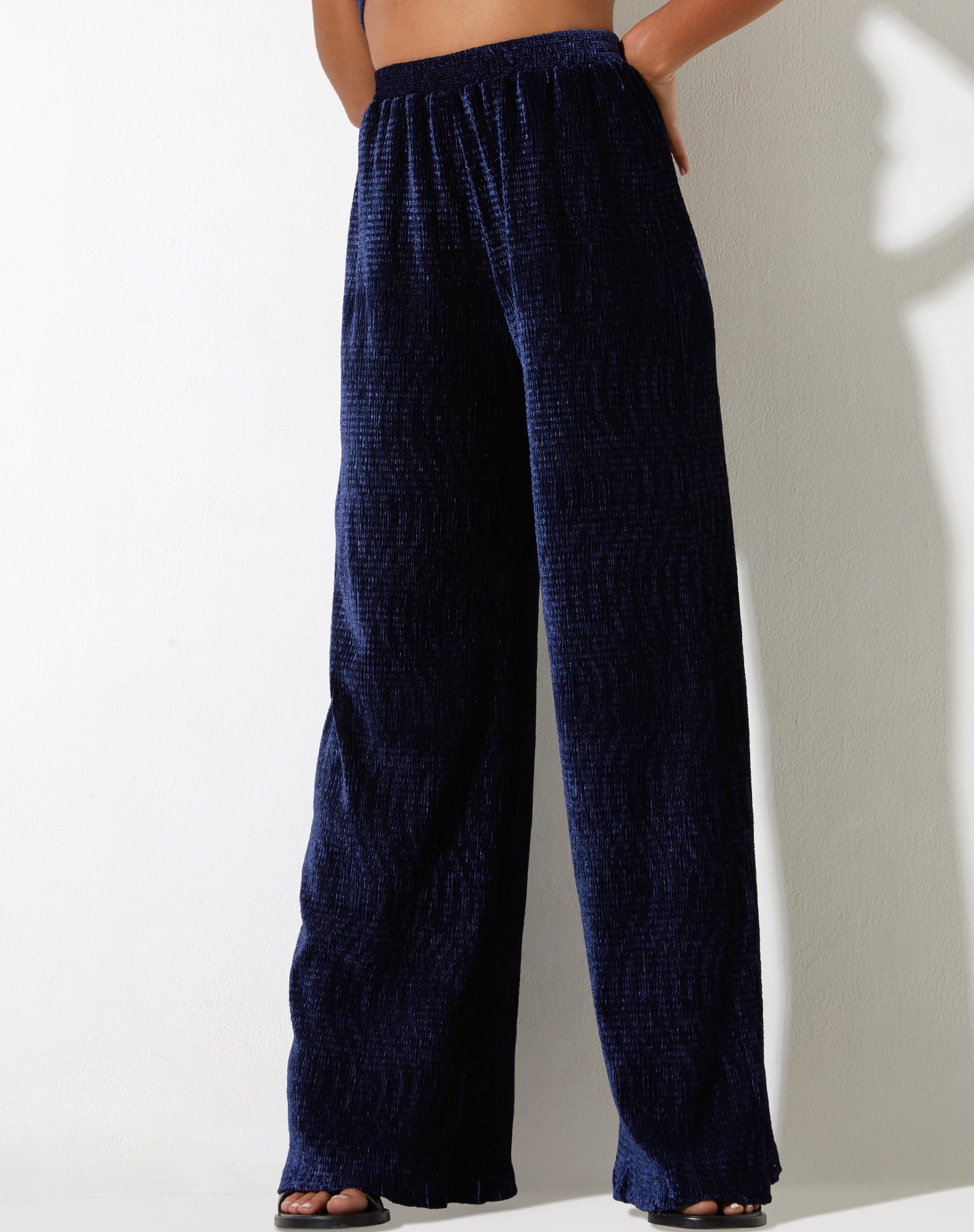 immagine dei pantaloni Obeli in velluto navy