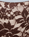  Pizzo al cioccolato con rilegatura blu