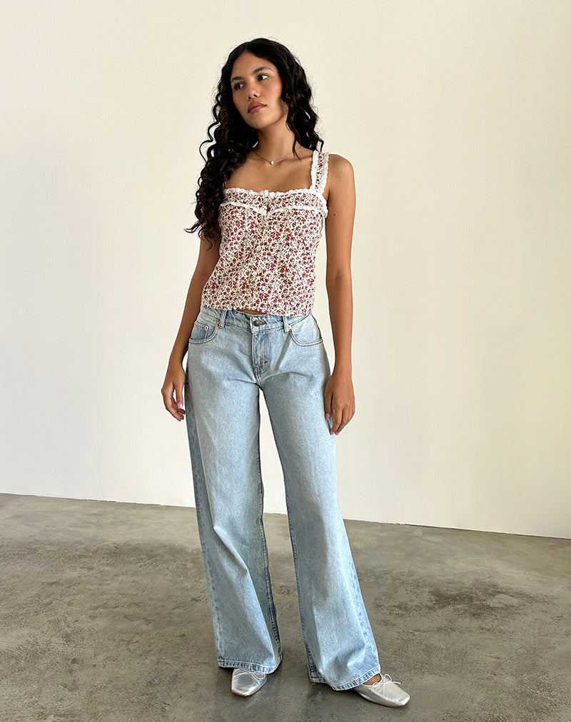 Immagine di Zarinata Cami Top in Pretty Ditsy