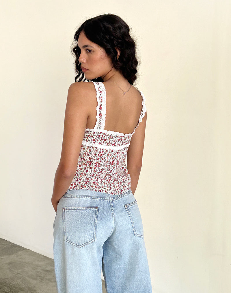 Immagine di Zarinata Cami Top in Pretty Ditsy