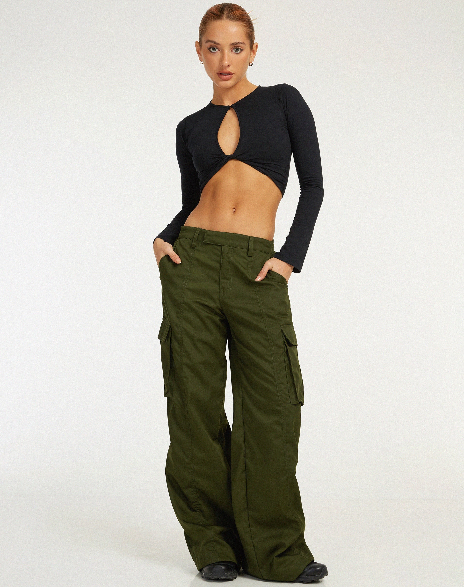 immagine di Calix Cargo Trouser in verde foresta
