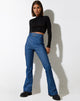 immagine di Zocha Flare Trouser in Denim sartoriale