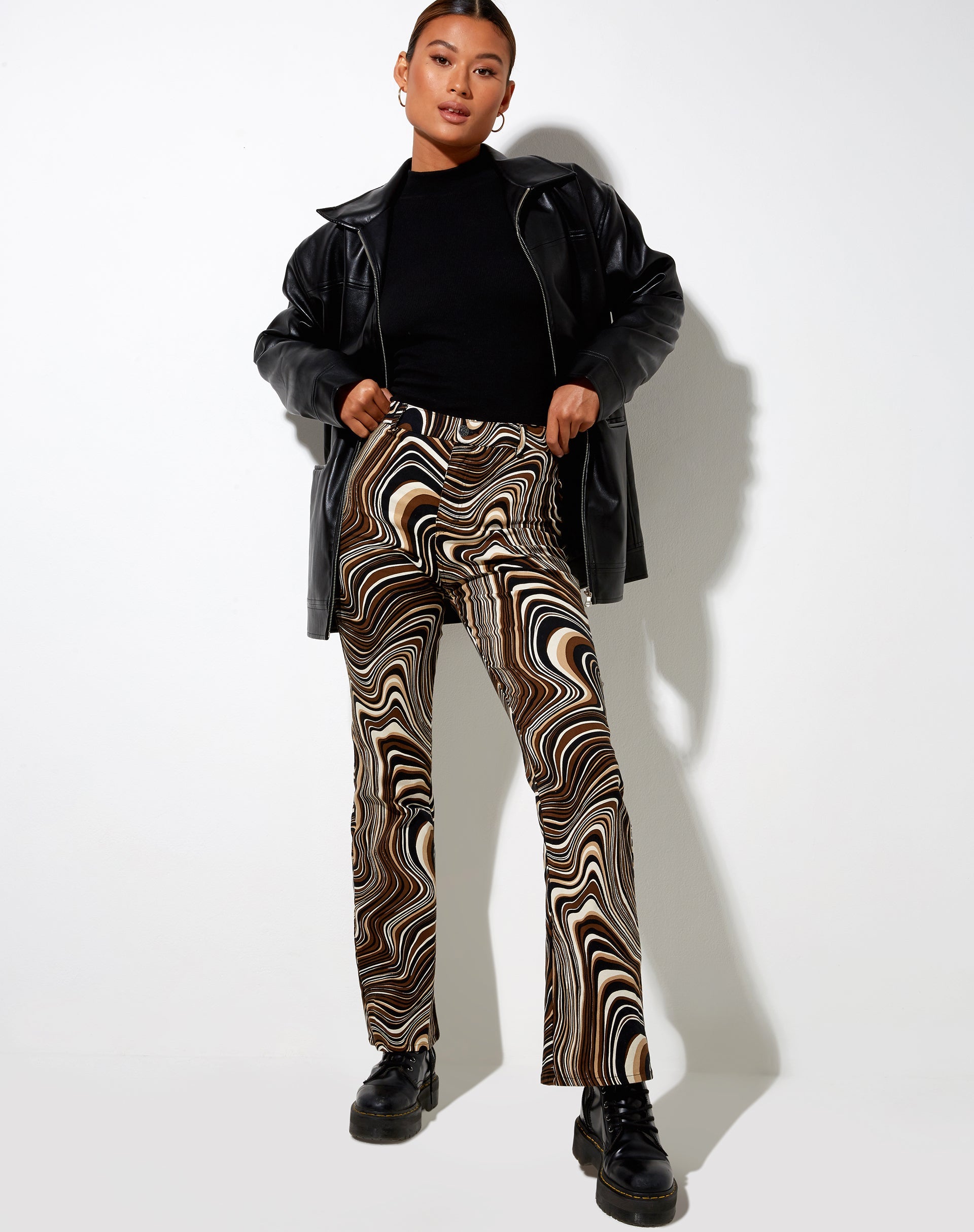 Immagine di Zoven Pantalone svasato anni '70 con increspatura