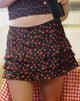 Immagine di Camigi Mini Gonna in Polka Fragola Nero