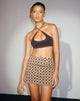 immagine di Ima Mini Skirt in Chain Tangle Dark Brown