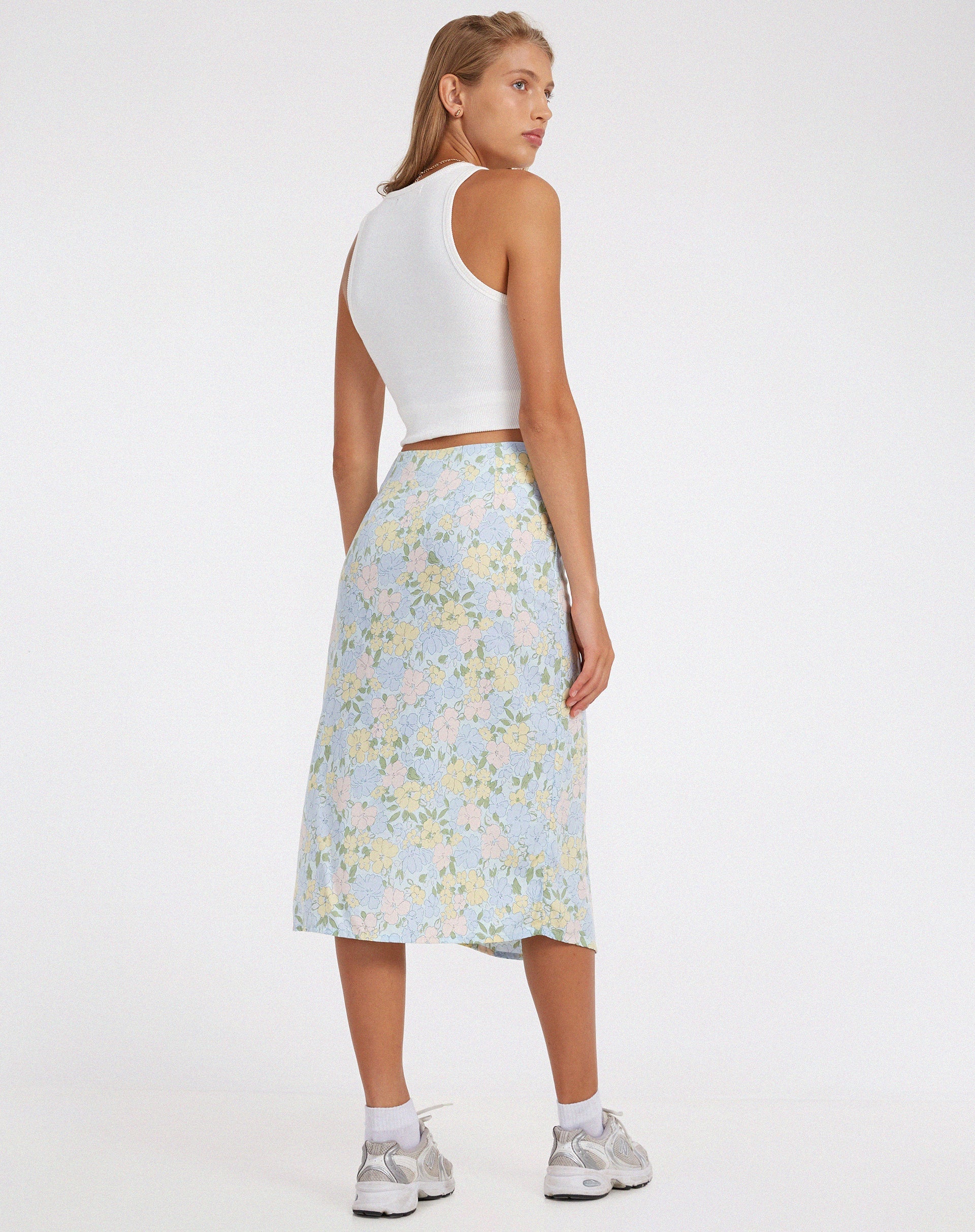 Immagine di Seko Midi Skirt in Washed Out Pastel Floral