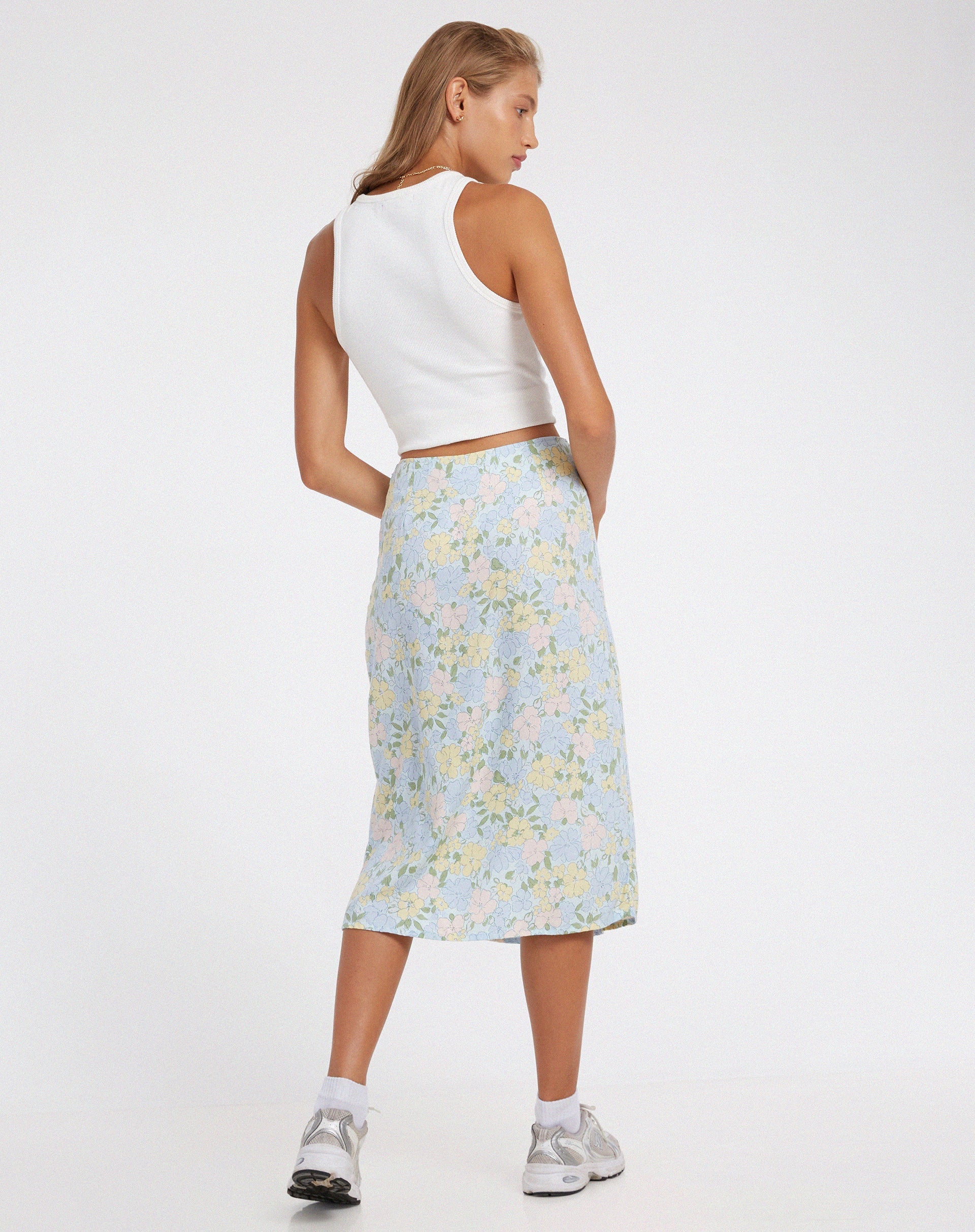 Immagine di Seko Midi Skirt in Washed Out Pastel Floral