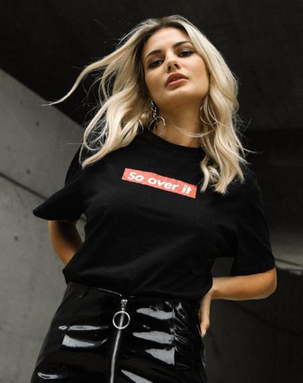 Maglietta basic oversize in So Over It