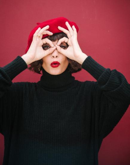 Immagine di Neve Jumper Dress in maglia a coste nero