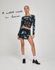 immagine del top a maniche lunghe Elijah in Butterfly Watercolour Black