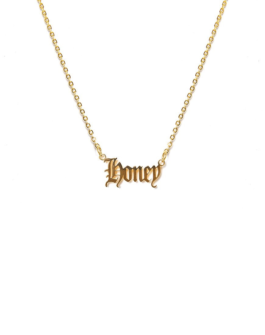 Collana in oro "Miele