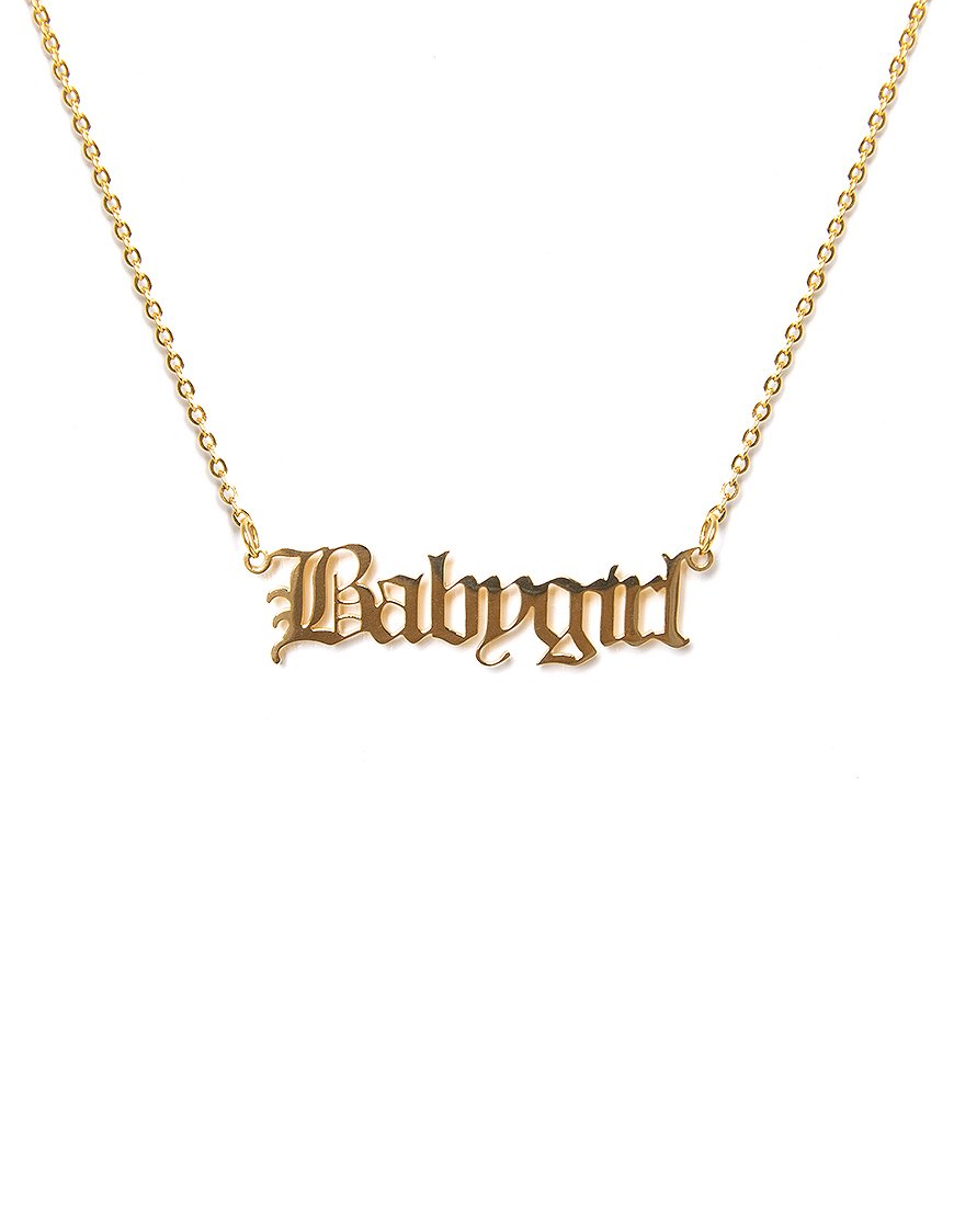 Immagine della collana "Baby Girl" in oro