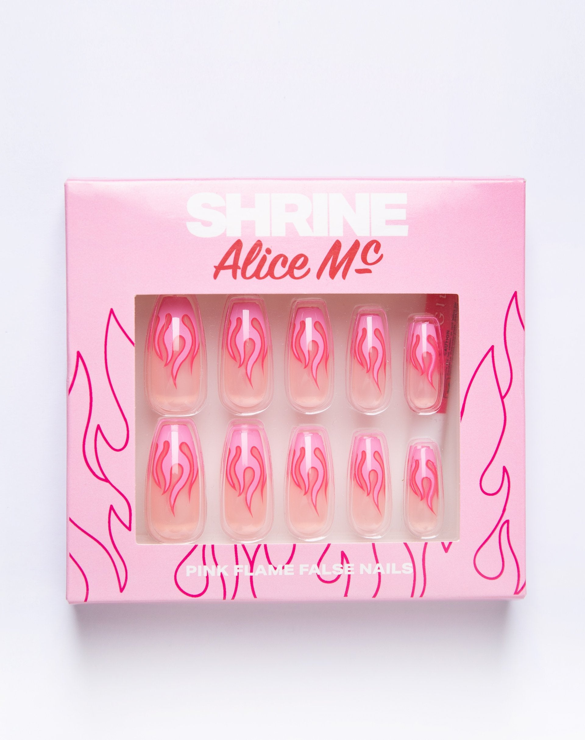 Immagine di Shrine X Alice MC Pink Flame Nails