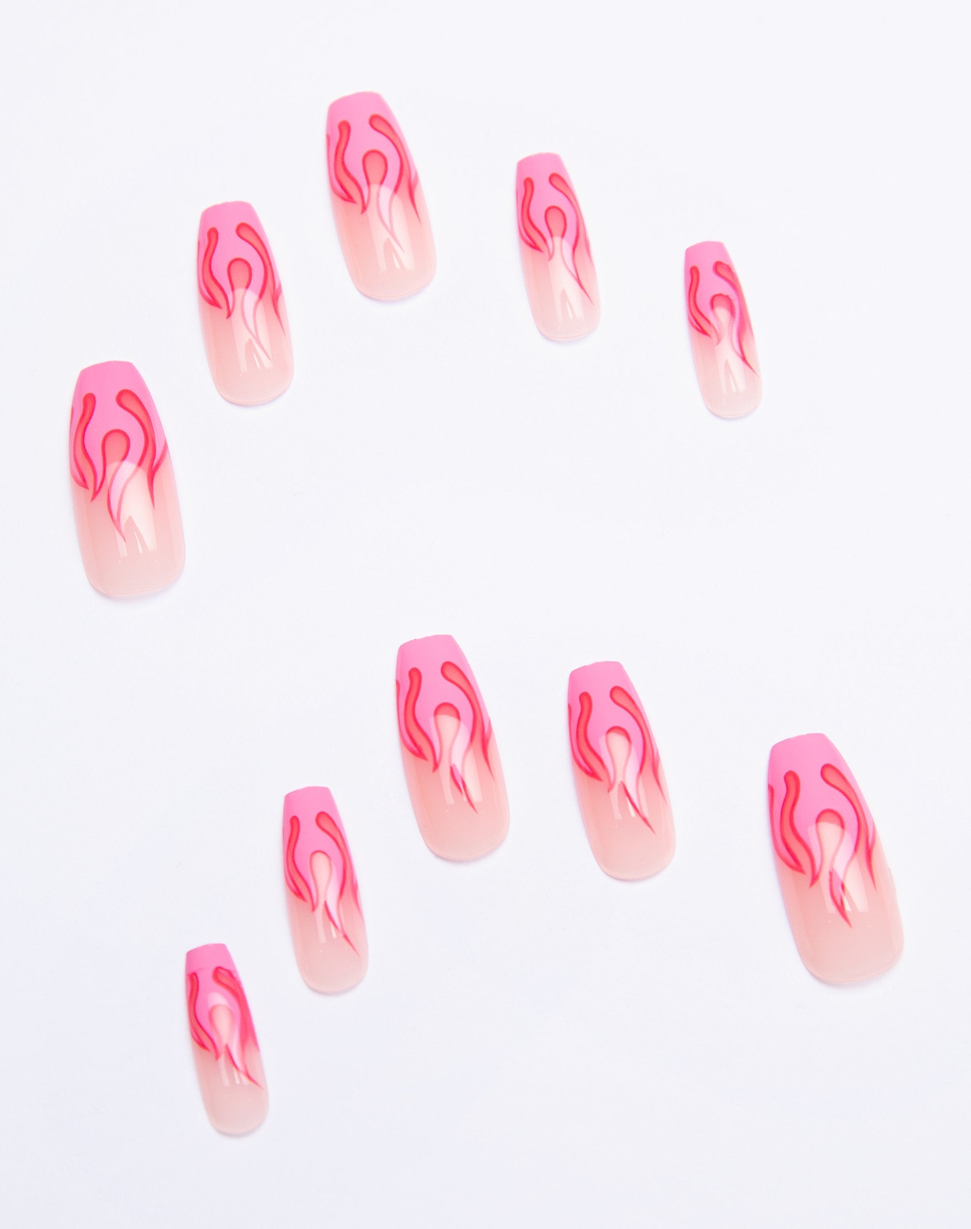 Immagine di Shrine X Alice MC Pink Flame Nails
