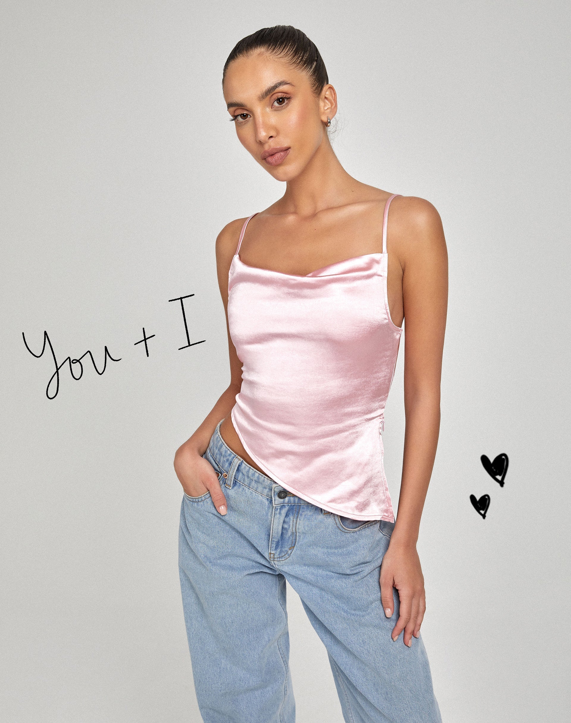 immagine di Sipin Top in Satin Pink