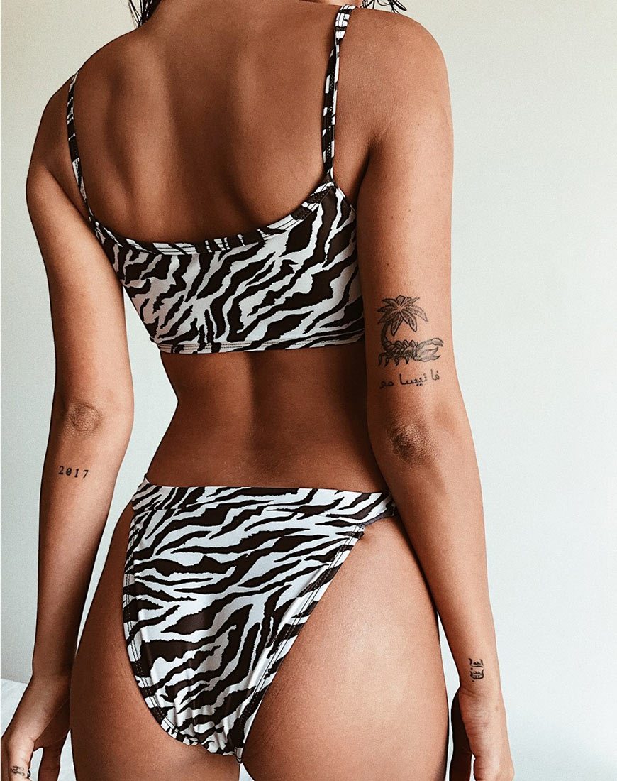 Immagine di Bulvya Bikini Bottom in Mini Zebra