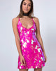 Immagine di Shine Dress in Tear Drop Sequin Fuschia Shine