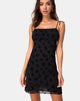 Immagine di Kaline Dress in Butterfly Flock Nero