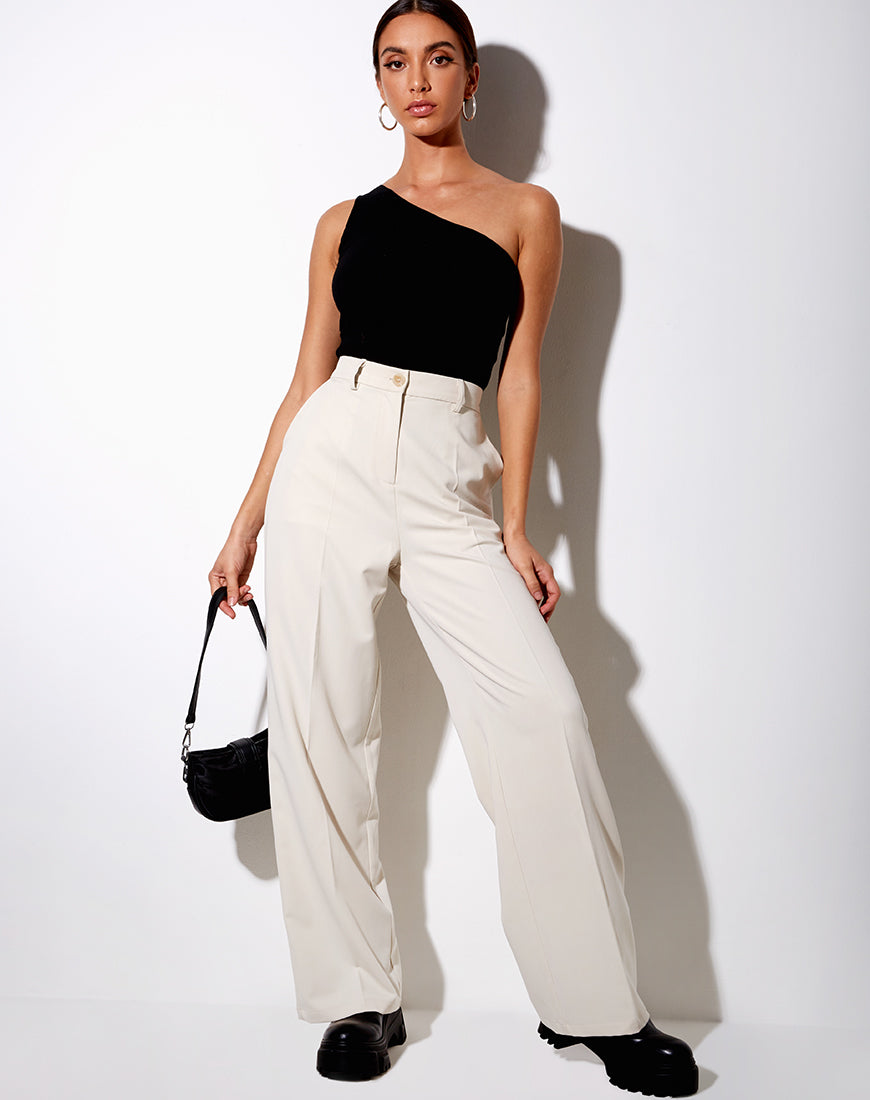 Pantaloni Abba in crema