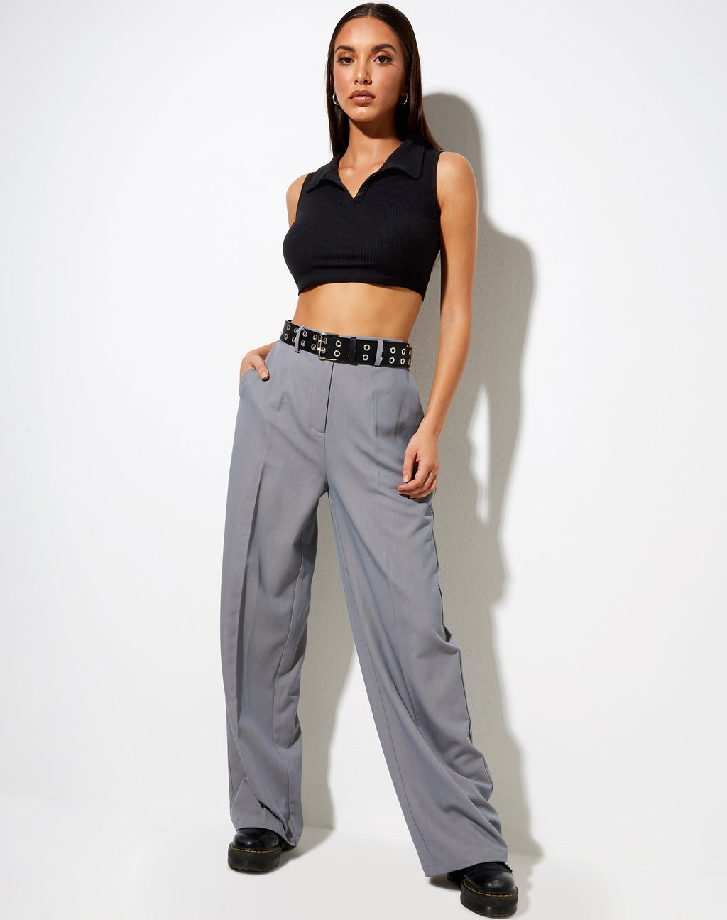 Pantaloni Abba in grigio